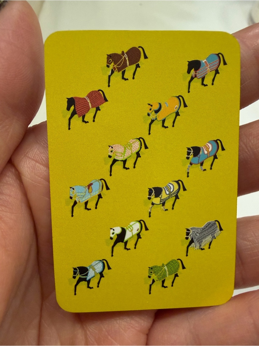Authentic Hermès collectible card